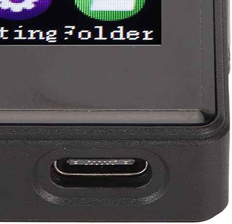 Miniatura 8 de Reproductor MP3 MP4, reproductor con decodificación de sonido Bluetooth 5.0, altavoz HD integrado, grabadora de voz de 1.7 pulgadas, para