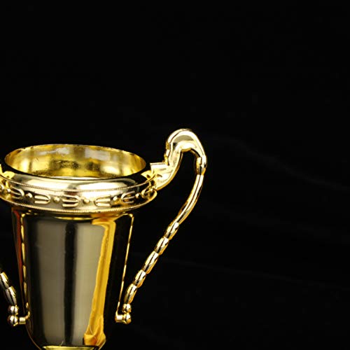 Amosfun Troféu de Troféu de Ouro com 8 Peças de Troféu de Plástico para Esportes, Troféu Escolar, Ho