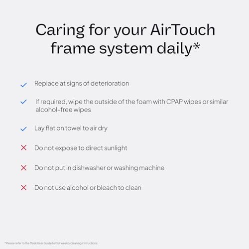 Image of Resmed AirTouch N20 - Premium CPAP Accessories, Including Nasal Cushion, Elbow & Frame System - Headgear Not Included - Small
