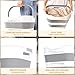 OOAMBB 43L+43L Collapsible Laundry Baskets plastic, Pop Up Laundry hamper/Storage Container, Foldable Laundry Basket with Handles, Durable,Space Saver (Grey, 2 Packs)
