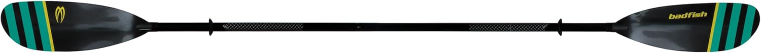 Badfish Premium Kayak Paddle | Adjustable from 240cm-260cm | Laser Etched Grip Area | Fiberglass Reinforced Nylon Blade
