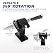 SCOTTCHEN Swivel Knife Making Vise, Knife Vise Tool, Knife Making Clamp,Work Bench Vise Tilts Rotates for Knife Making 360 Degree-1 Pack