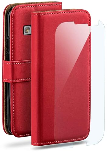 Étui coque Samsung Galaxy S3 protection intégrale rouge moex housse film protecteur