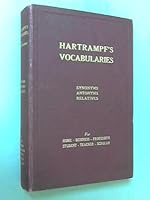 Hartrampf's vocabularies: synonyms, antonyms, relatives B001E2ZKL2 Book Cover