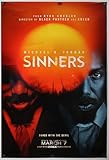SINNERS MOVIE POSTER 2 Sided ORIGINAL 27x40 Michael B Jordan Style A 2025 -  Studio