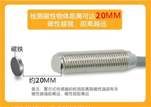 Sensor magnético circular M8 para posicionamiento exacto de cilindros 3