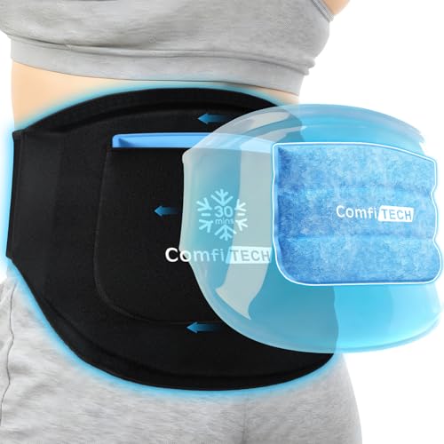 ComfiTECH Dual-Gel Extra Large Ice Pack for Back with Extended