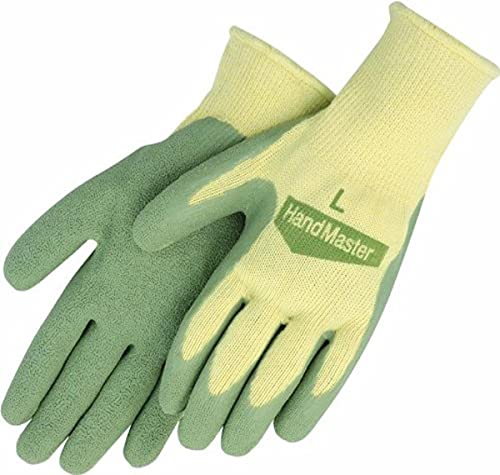Magid G316T Simply Pastel Flexible Fit Latex Palm Gardening Glove for Women, Large