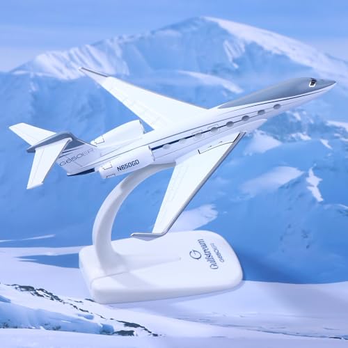 Modello di aeroplano pressofuso, replica in scala 1/200 di Gulfstream G650 Aircraft