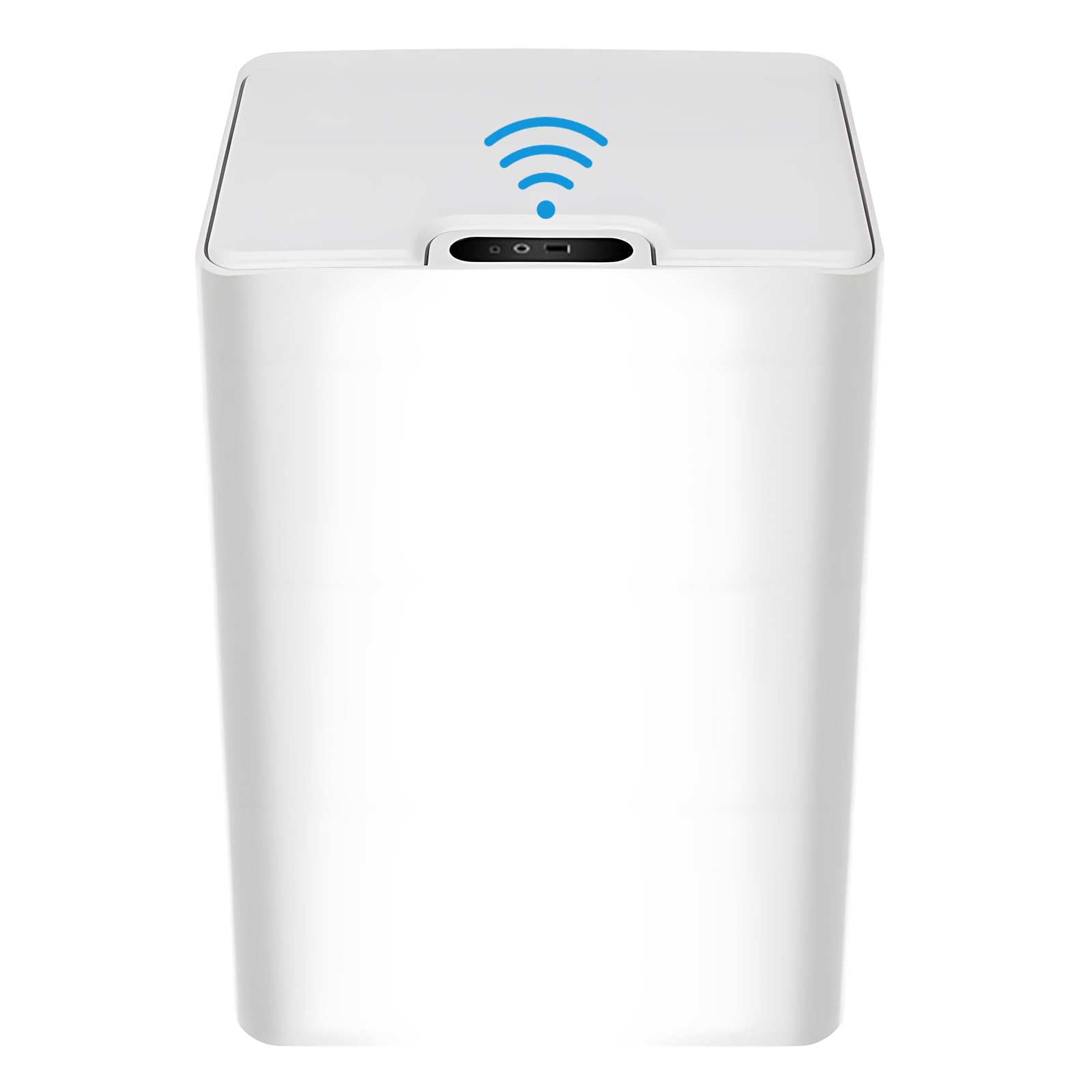 Pattumiera Intelligente con Sensore,Pattumiera Automatica 15 L Silenziosa,IPX5 Impermeabile,Elettrico Pattumiera Bagno con Coperchio per Cucina,Bagno,Ufficio e Soggiorno,Bianco