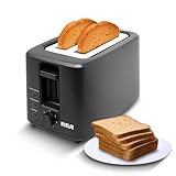 RCA RC-T2 Tostador de Pan 2 Rebanadas, 7 Niveles, Función Descongelar y Recalentar, Bandeja Recolectora de Migas, Botón...