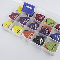 DERCLIVE Lot de 50 médiators de guitare de couleurs assorties 0,71 mm, 0,81 mm, 0,98 mm, 1,2 mm, 1,5 mm, couleurs… - Les Beatles, Paul McCartney, John Lennon, RIngo Starr, George Harrison DERCLIVE Lot de 50 médiators de guitare de couleurs assorties 0,71 mm, 0,81 mm, 0,98 mm, 1,2 mm, 1,5 mm, couleurs… – Image 5