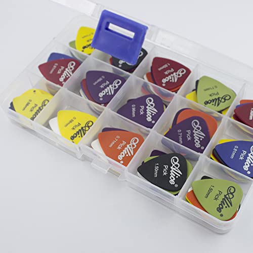DERCLIVE Lot de 50 médiators de guitare de couleurs assorties 0,71 mm, 0,81 mm, 0,98 mm, 1,2 mm, 1,5 mm, couleurs… - Les Beatles, Paul McCartney, John Lennon, RIngo Starr, George Harrison DERCLIVE Lot de 50 médiators de guitare de couleurs assorties 0,71 mm, 0,81 mm, 0,98 mm, 1,2 mm, 1,5 mm, couleurs… – Image 6