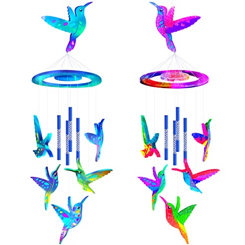 Mity rain Wind Chimes Resin Molds Silicone Kit Bundle, Hummingbird Shape Wind Chimes Molds for Epoxy Resin, Jewelry Resin Casting Molds Wind Bell Molds for Spring Decor
