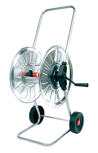 Dévidoir galvanisé AVR-Tools RS4856 AG212 pour tuyau d'arrosage de 60 m
