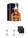 Produktbild Grand Marnier Cuvée du Centenaire Liqueur 0,7 Liter + 2 Bugatti Nosing Gläser mit Eichstrich 2cl und 4cl + 2 Schiefer Glasuntersetzer eckig ca. 9,5 cm Ø
