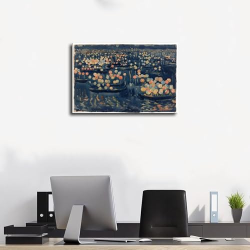 Impression toile Venise Maurice Prendergast texture canvas luxe