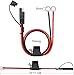 5FT SAE to O Ring Terminal Harness 16AWG 2Pin Quick Disconnect SAE Battery Extension Cable with Reverse Polarity Adapter, 15A/20A Fuses for Solar Panel, Motorcycle, Car,etc