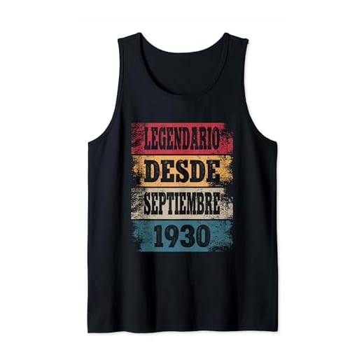 Legendario Desde Septiembre 1930 - Cumpleaños 94 Años Camiseta sin Mangas