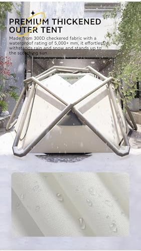 Carpa portátil para camping impermeable ligera 6 personas miniatura 6