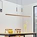 Produktbild Lucande LED Pendelleuchte 'Tamlin' (Modern) aus Holz u.a. für Wohnzimmer & Esszimmer (1 flammig, inkl. Leuchtmittel) - Hängeleuchte, Esstischlampe, Hängelampe, Hängeleuchte, Wohnzimmerlampe