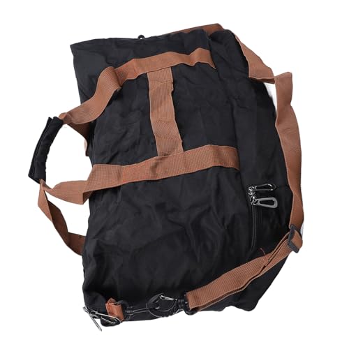 Sac de sport homme et femme pour le week-end et le fitness en tissu Oxford Noir décontracté
