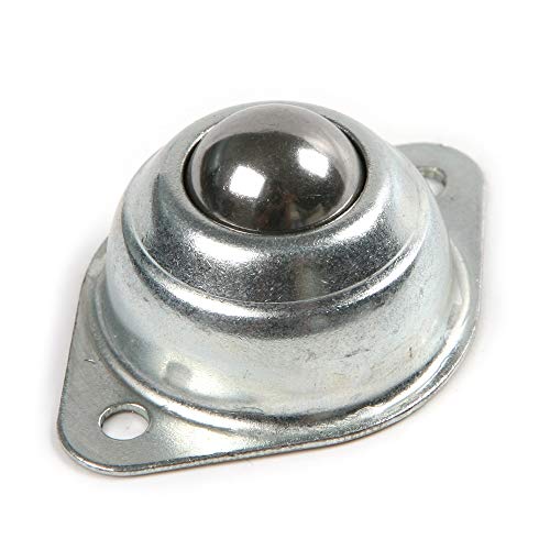 TMP1105 Atoplee 2 PCS Roller Blade Ball Bearings Wheels Silver Stainless Steel Mini Ball Caster Roller Ball Bearing