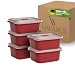 Produktbild Viwares Lunchbox 500 ml  5-teiliges Set kompakter Frischhaltedosen, BPA-frei & mikrowellengeeignet, auslaufsicher, stapelbar, ideal für Snacks, Kindergarten, Schule & unterwegs