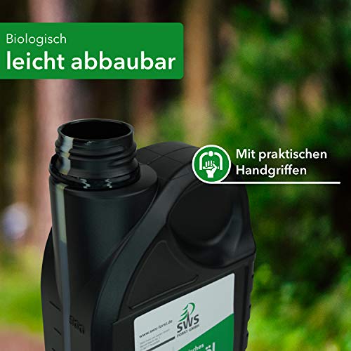 Bio-Sägekettenöl von Sws Forst Gmbh für Motorsägen (1 Liter)