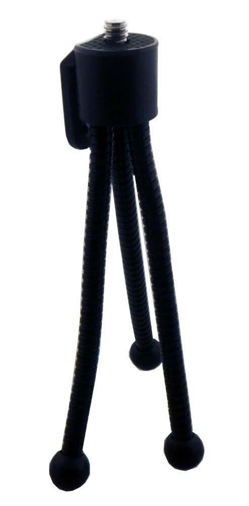 TOOL MART 4 75 12 1 cm Tripod Stand Ideal for Digital Video Cameras Bendable Legs Slip-Resistant Feet
