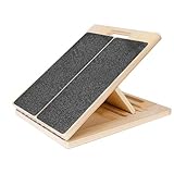 Schrägbrett | Verstellbare Dehnungsausrüstung, belastbar bis 160 kg, rutschfest, neigbar, für Training zu Hause für Männer und Frauen, Wade, Knöchel, Knie, Bein