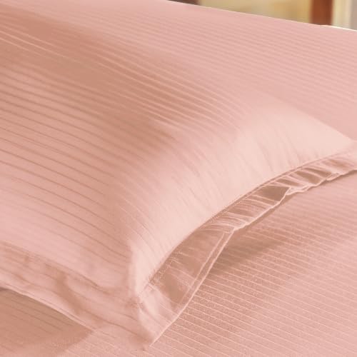 Image of myTrident Bedsheet for Single Bed Cotton| 210 TC | 60 inch x 90 inch | Papaya