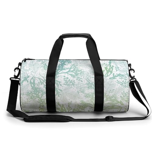 Sac de randonnée feuilles florales 45x23x23cm pour camping