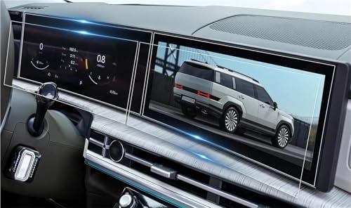 Verre trempé Hyundai Tucson 2024 fini les rayures sur l'écran GPS 12.3 pouces