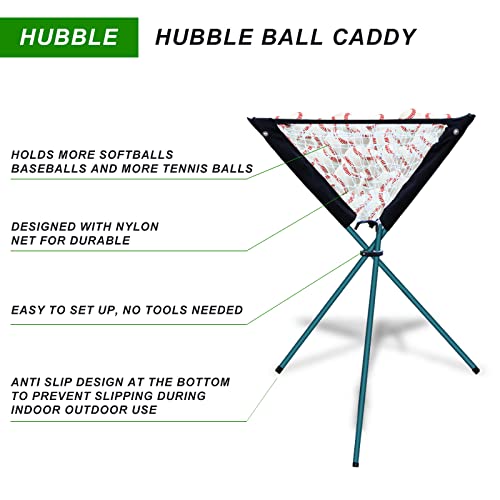 Ball Caddy Large Capacity,Portable Caddy For Balls Baseball/Softball, Holds 100+ Baseballs Or 50+ Softballs For Drills, Throwing, Batting, Easy Set Up And Carrying, Ball Caddy For Outdoor/Indoor #TOP2