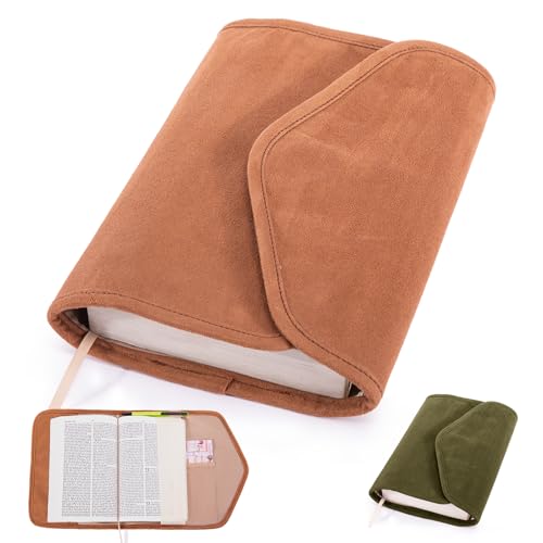 Reusable Adjustable Book Cover with Strong Magnetic Closure Soft Protective Book Sleeve for Paperback & Hardcover Fits 8 x 6 x 1.5 Books Reusable & Flexible Book Protector