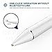 Stylus Pen for Touch Screens, XIRON Rechargeable 1.5 mm Fine Point Active Stylus Pen Smart Digital Pencil Compatible with iPad iPhone and Most Touch Devices High Precise Pencil with Glove White