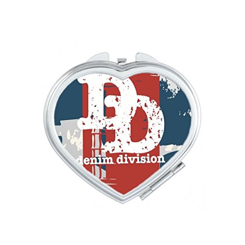 Miroir portable mignon motif coeur graffiti, une idée cadeau originale