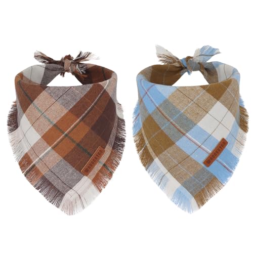 Adoggygo Fall Dog Bandanas With Tassels Edges cover