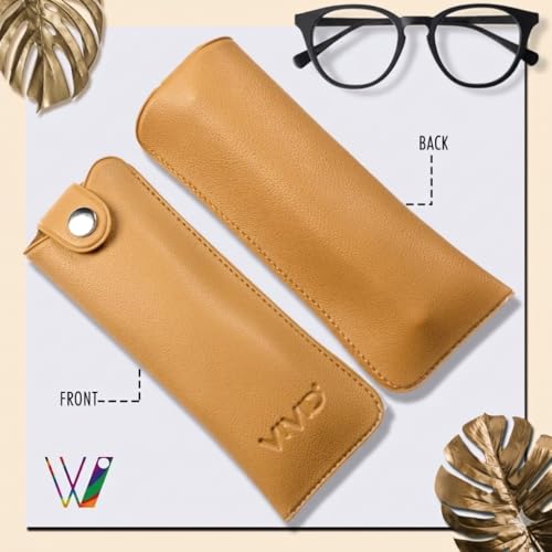 Image of Unisex Specs Snap Button Eyewear Dabbi Artificial Leather Soft Case Cover