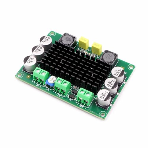 Image of Gold A542 TPA3116 100W Mono Audio Amplifier Board - High-Power Class D Amp Module - DC 5V-24V Input - Compact & Efficient for DIY Speakers, Home Audio, Subwoofer & Car Amplification