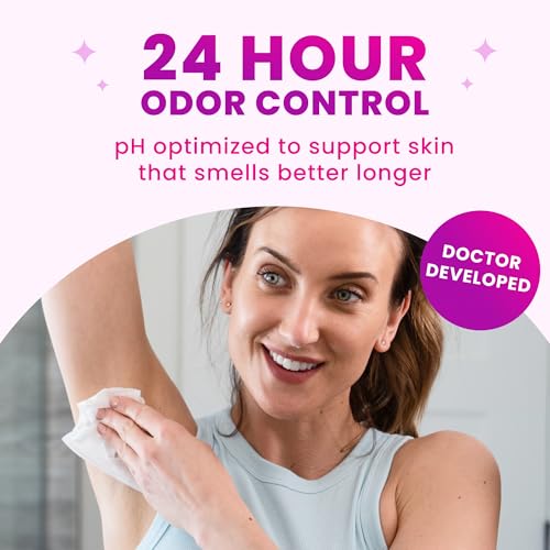Image of Lume Acidified Deodorant Wipes - 45 ct, 2 pk (Soft Powder) | 24-Hour Odor Control, Aluminum & Baking Soda Free, Hypoallergenic, Flushable Whole-Body Deodorant Wipes