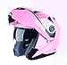 Casco Modulare Moto Integrale Scooter - Flip up helmet Caschi Modulari Motorino Integrali ECE Omologato donna Uomo con Doppia Visiera Parasole, PRO YOU