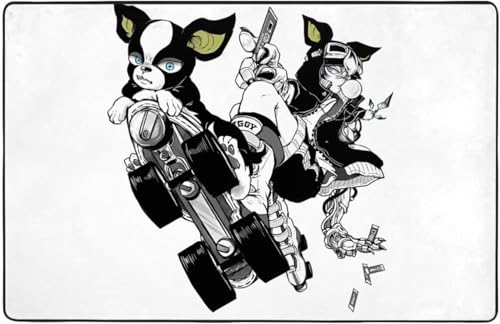 �J�[�y�b�g �W���W���̊�Ȗ`�� �C�M�[ (1) �A�j�� �h�_�j �R�� �h�L ����~�ߕt�� �t�����l���f�� �ӂ�ӂ���K���G�� ����\ �I�[���V�[�Y���Ή� 100x150cm