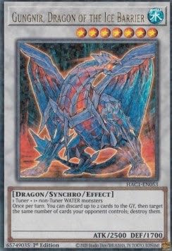 Gungnir, Dragon of The Ice Barrier HAC1-EN053 Ultra Parallel Rare Englisch Boosterfrisch 1. Auflage - Hidden Arsenal: Chapter 1 - mit ReCollectibles-Versandschutz - für Yu-Gi-Oh!