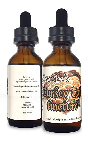 Icecube's Turkey Tail Tincture Triple Extracted 2 Oz. Handcrafted In Remer, Mn #TOP29