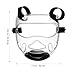 Angoily Taekwondo Mask, Clear Kickboxing Sparring Headgear, Breathable Martial Arts Face Protection Detachable Training Removable Sports Face Guard Cover