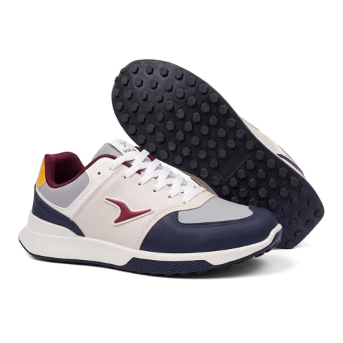Image of YOHO Men's Sneakers Flo & Blazer | Stylish & Comfortable | Low Top, Lace Up Casual Shoes for Man /Gents