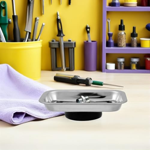 Bandeja para Tornillos Pernos con Base Imantada Anticaídas de Piezas 7