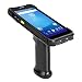 Posunitech Android 13 Barcode Scanner TA07 with Pistol Grip Rugged Data Terminal PDA with Case Handheld Mobile Computer with 1D/2D Zebra-SE4710 Reader Wi-Fi 6 Bluetooth 4G NFC for Warehouse, Retail